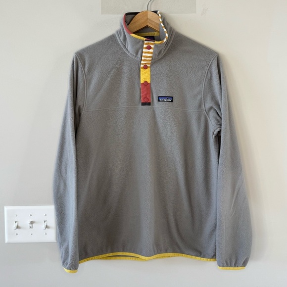 Patagonia Micro D Quarter Snap-T Pullover Sweatshirt - Gray - Picture 5 of 8